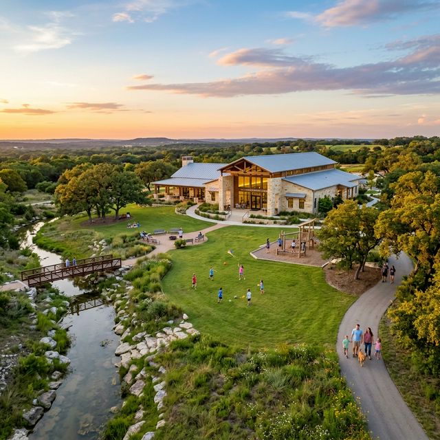 Creek Villa Center campus with children and families