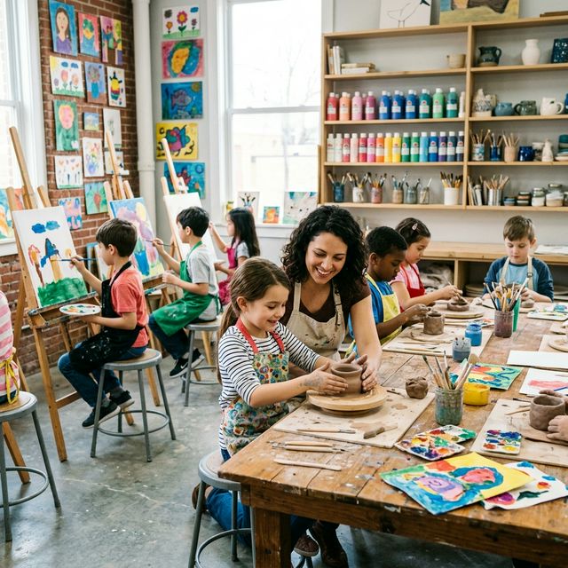 Creative arts studio for young learners